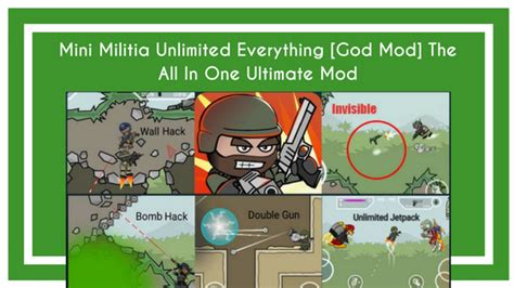 mini militia unlimited everything|Mini Militia MOD By AKZ 2023 Unlimited Everything.